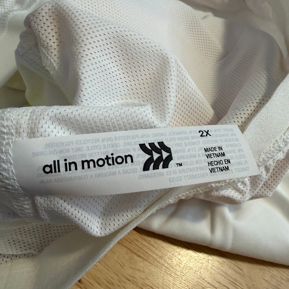 All in Motion Women's White Everyday Soft Tank Top - Size 2X - NWT - Picture 3 of 7